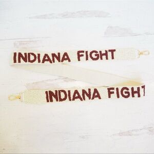 Collegiate Fight Indiana Game Day Beaded Purse Strap